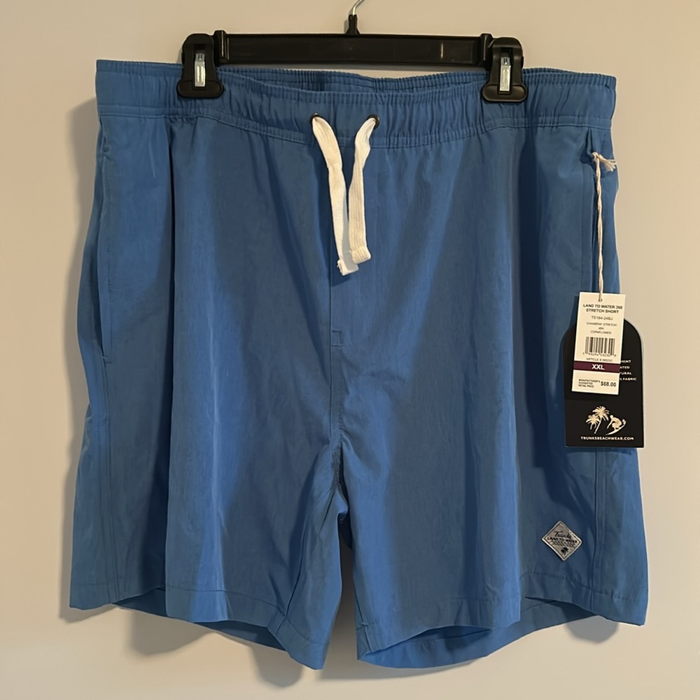 NWT Men’s Trunks From The Land to Water Blue Swim Shorts Mens sz XXL